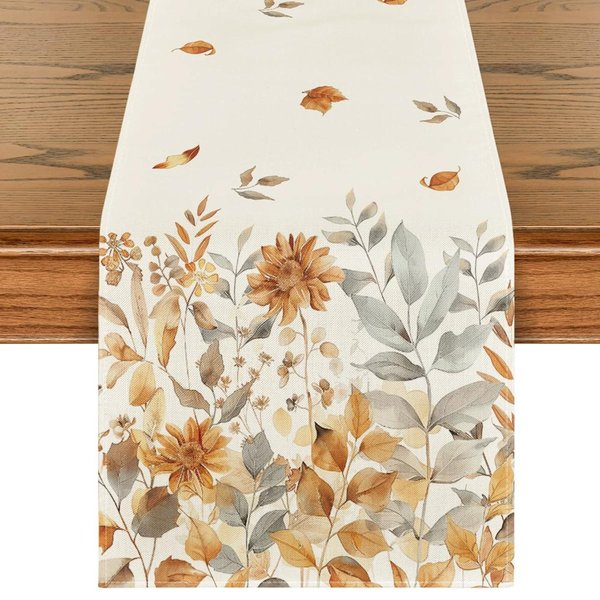 Jesienny BieżNik Na Stół Z LiśćMi Klonu, Sezonowa Jesienna Dekoracja StołU Kuchennego I Jadalnianego Do Wystroju Domowych Imprez 33X120Cm-image