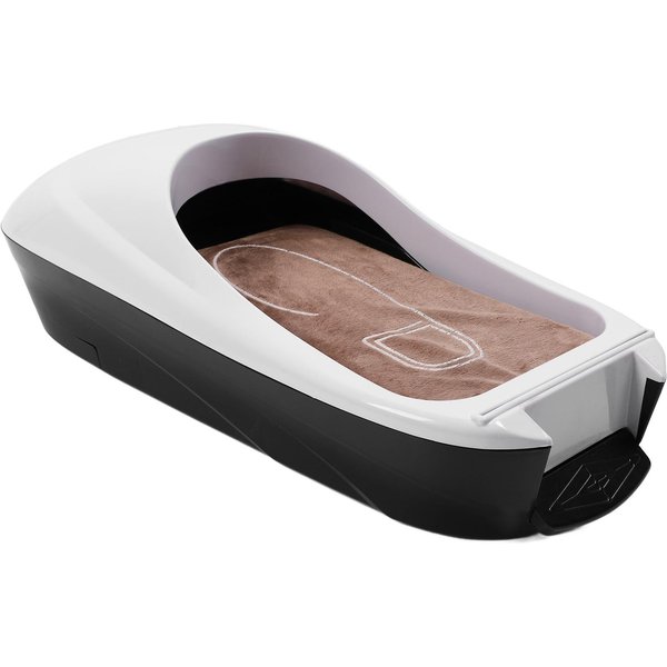 MáQuina AutomáTica Para Cubrezapatos Dispensador De PelíCula Desechable Para Zapatos De Invitado Para Hogar Empresa Oficina Blanco Gray-image