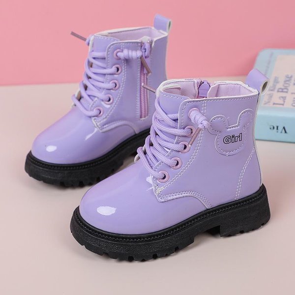 DziecięCe SkóRzane Buty 2023 Jesień Nowe DziewczęCe Pojedyncze Buty Buty ŚRednie MałE DziecięCe Buty 22-image