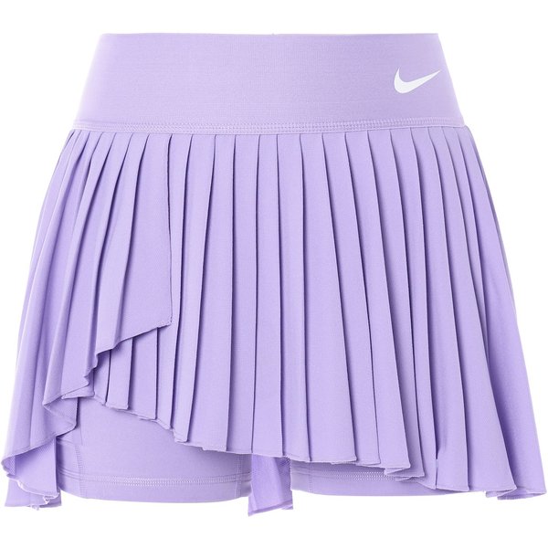 Falda De Tenis Nike Court Dri-Fit Advantage Lisa Plisada De Cintura Alta Para Mujer Morado DR6850-567 XS-image