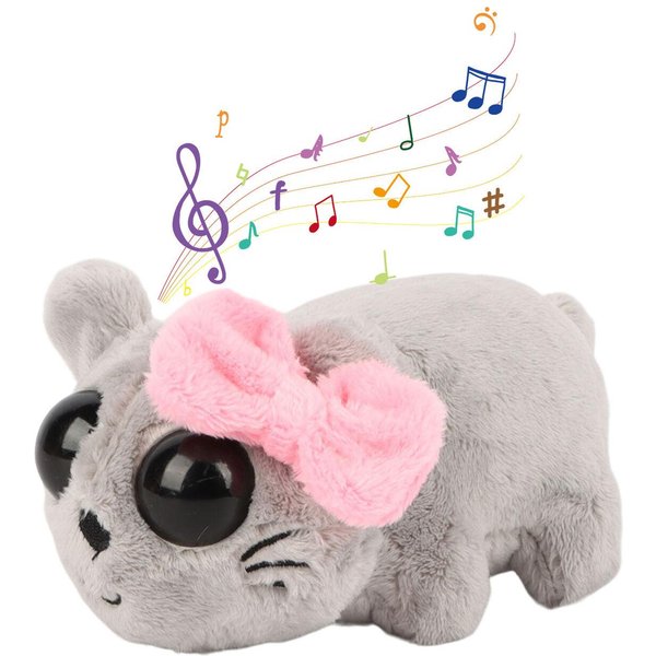 Muzyczna Smutna Chomik Mem Pluszowa Zabawka Zabawny DźWięCząCy Chomik Pluszowe ZwierząTka Kawaii Lalki Zabawka Dla Dzieci Prezenty Urodzinowe Prezenty Na Walentynki 15Cm-image