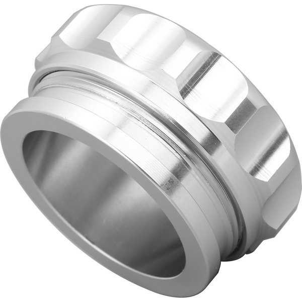 Zestaw Korka Wlewu Zbiornika Paliwa I Wody 1,9 Cala śRednica WewnęTrzna Aluminium Uniwersalny Do Samochodu Srebrny Srebro-image