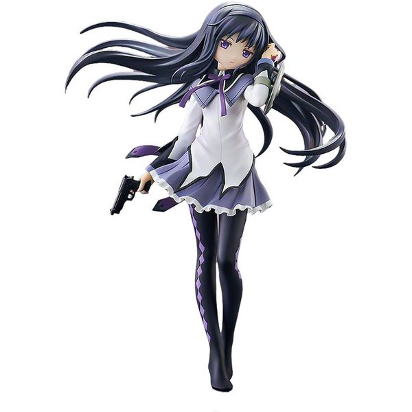 Figura Anime Puella Magi Madoka Magica 17Cm Akemi Homura Figura De AccióN Figura De PVC MuñEca DecoracióN Kawaii Juguete Para NiñOs Regalo De CumpleañOs-image