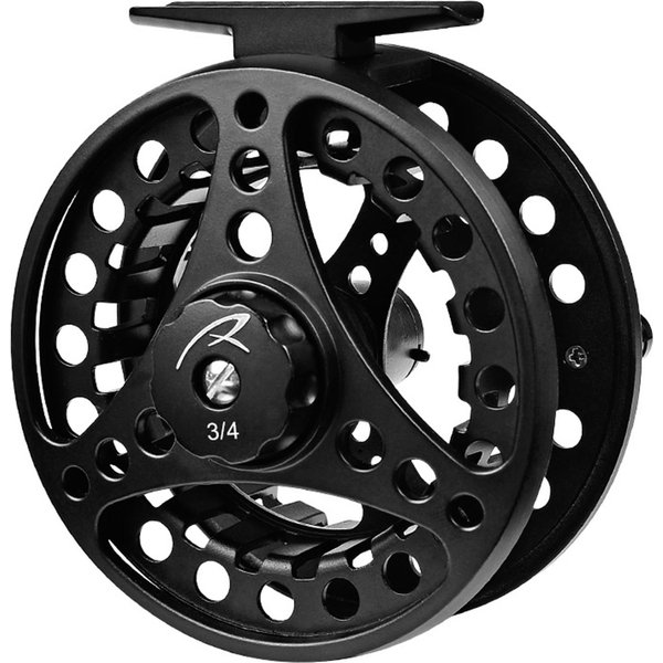 Carrete De Pesca Con Mosca De Metal, Carrete De Cuerpo De AleacióN De Aluminio Con CNC Mecanizado 3/4 5/6 7/8, Carrete De Pesca Con Mosca 44687 Negro-image