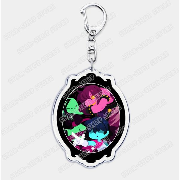 GorąCe Breloczki Do Kluczy Z Gry Deltarune Do AkcesorióW Ralsei Kris Susie Spamton BiżUteria Anielska Z Gry Undertale Breloczki Fani Gamingowy Prezenty Dla Graczy Black-image