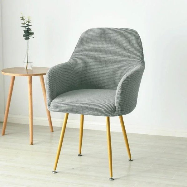 1/4 Uds. Fundas Para Sillas De Comedor De Brazo Alto Polar EláSticas Fundas Para Sillas Spandex Funda Para Silla De Comedor De Brazo Alto El DecoracióN Del Hogar 1Piece-image