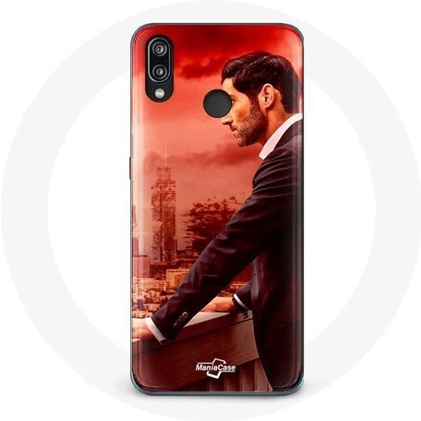 Funda - Huawei - P20 Lite - Roja - Flexible - Lucifer Morningstar Temporada 5-image