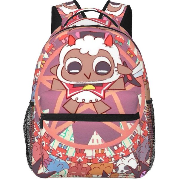 Mochila Escolar Para Estudiante Jugador De Cosplay Divertido Cult Of The Lamb Mochila De Senderismo Viaje Mochila De DíA Para Hombres Mujeres Mochila Para Libros Bolsos De Hombro One Size-image