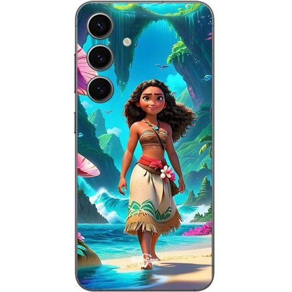 Coque De TéLéPhone - Maniacase - Samsung Galaxy S24 Plus - Souple - Silicone - Vaiana ART Anime Negro-image
