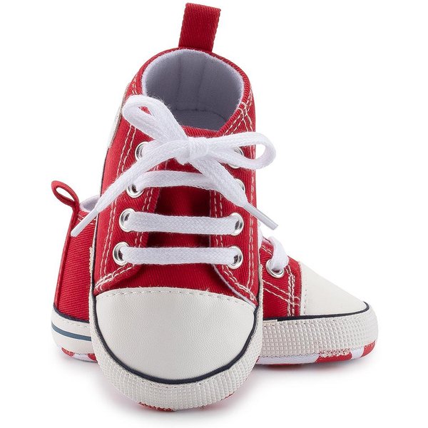 Zapatos De Bebé Zapatos De Lona CláSicos Para Bebé Zapatos De Bebé De Suela Blanda Zapatos Para NiñOs PequeñOs Zapatos De Bebé 12Cm-image