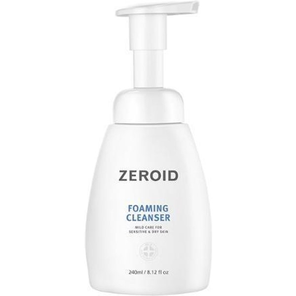 Zeroid ŁAgodny Piankowy Oczyszczacz Do Twarzy 240Ml – GłęBoko OczyszczająCy I NawilżAjąCy ŻEl Do Mycia Twarzy Dla Wszystkich TypóW SkóRy-image