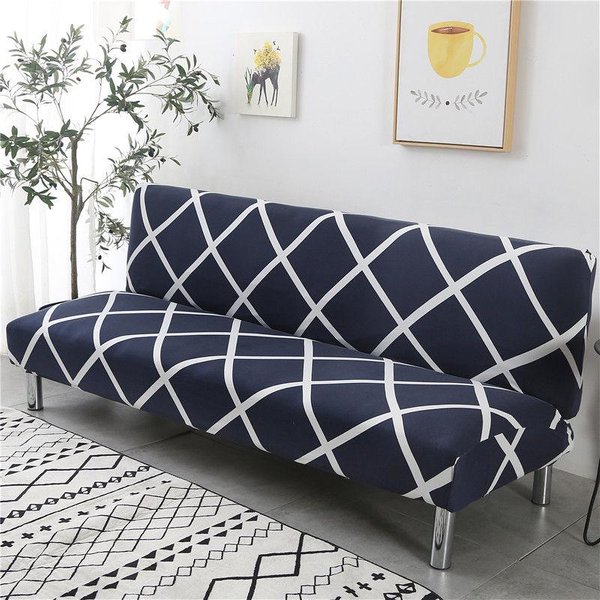 Pokrowce Na Sofę Bez PodłOkietnika Tight Wrap Narzuta Na Kanapę Stretch Elastyczne Narzuty Sofa RęCznik Do Domowego Salonu S 120-150Cm-image