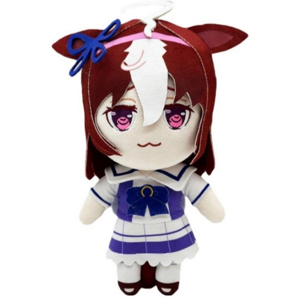 Urocza Pluszowa Zabawka Uma Musume Tokai Teio Postać Z Anime Pretty Derby Zabawki Agnes Tachyon Lalka Postaci Tokai Teio Prezent Urodzinowy 23Cm-image