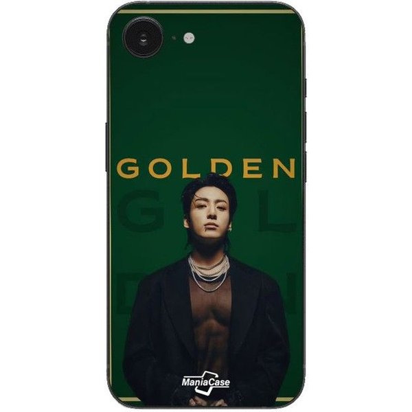 Etui Maniacase Na Iphone 16E Album 2024 ZłOty Jungkook BTS Czarny-image