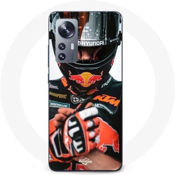 Coque Maniacase Pour Xiaomi 12 5G Miguel Oliveira Moto Gp Podium Ktm Negro-image