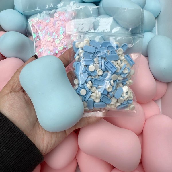 RęCznie Robiona ChrupiąCa Cytrynowa PiłEczka Antystresowa Do śCiskania, ZmieniająCe Kolor Mydlane Squishy PiłEczka Fidget, Zabawka Sensoryczna Asmr Do Redukcji Stresu-image