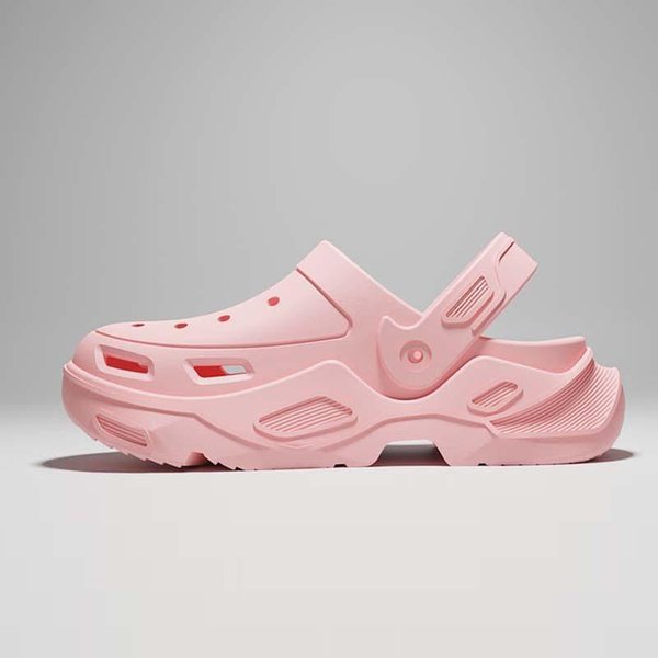 Nuevos Zuecos Zapatos Para Mujeres Hombres Plataforma TacóN Alto Exterior EVA Antideslizante Impermeables Sandalias CóModos Suaves Calzados Que Aumentan La Altura 36-37 White-image