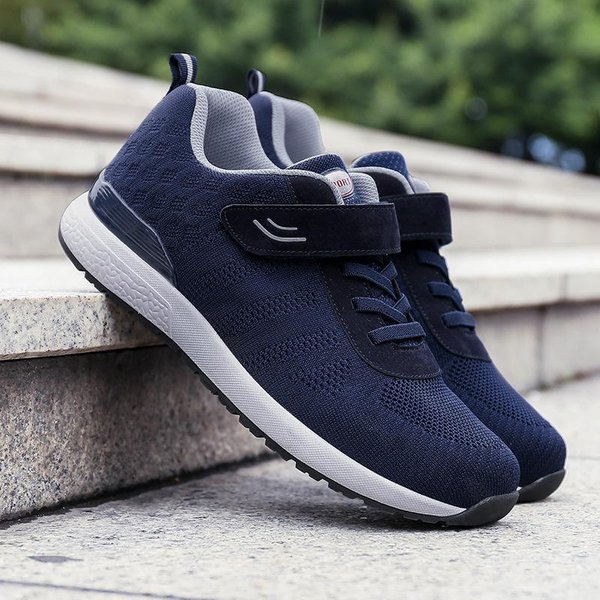 Zapatos De Primavera De Talla Extra Grande Para Personas Mayores, Zapatos Antideslizantes Para Caminar, Zapatos Deportivos Transpirables Para Personas De Mediana Edad Y Mayores, Zapatos Para Mujer 45 Black-image
