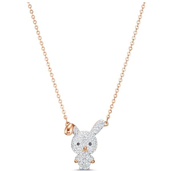Swarovski MałY Uroczy KróLiczek Wisiorek Naszyjnik Damski RóżOwe ZłOto 5540494 Box (Random Color)-image