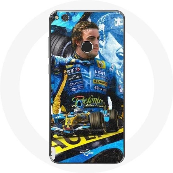 Funda Para Huawei P8 Lite 2017 FóRmula 1 Fernando Alonso CampeóN Del Mundo De F1-image