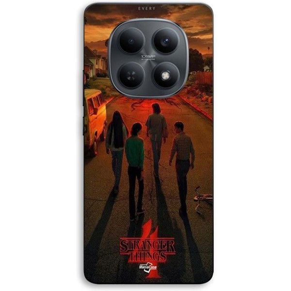 Coque Pour Xiaomi Redmi Note 15 5G Stranger Things Saison 4 Maniacase Negro-image