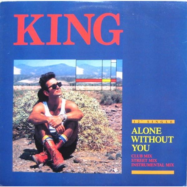 Disco De 12 Pulgadas King - Alone Without You 4905366 Epic 1986 Ee. Uu. Dance Y ElectróNica Usado White-image