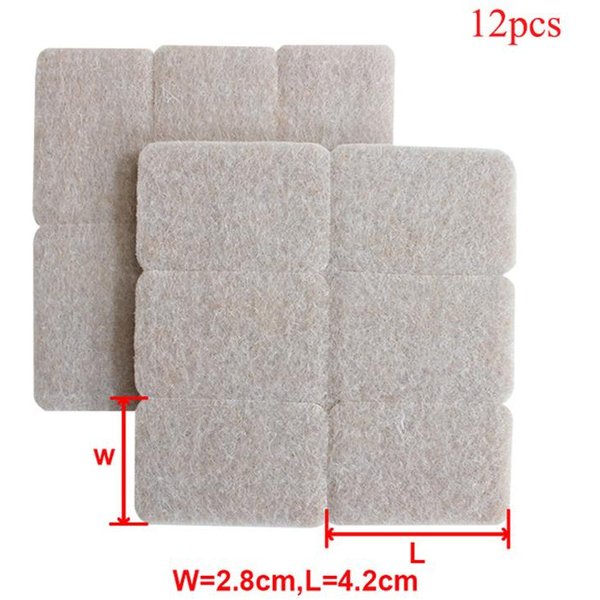 Protectores De Patas De Silla De Fieltro Protectores De Suelo Para Patas De Muebles Cubierta Para Patas De Mesa Base Redonda Cuadrada Almohadillas Antideslizantes Alfombrilla De Fieltro Para Mesa Y Silla-image