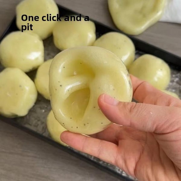 Realistyczna Teksturowana Kulka Squishy Z TłUczonych ZiemniakóW DźWięK Zgniatania Asmr Sensoryczna Zabawka Fidget Do ŚCiskania OdprężAjąCa Stres-image