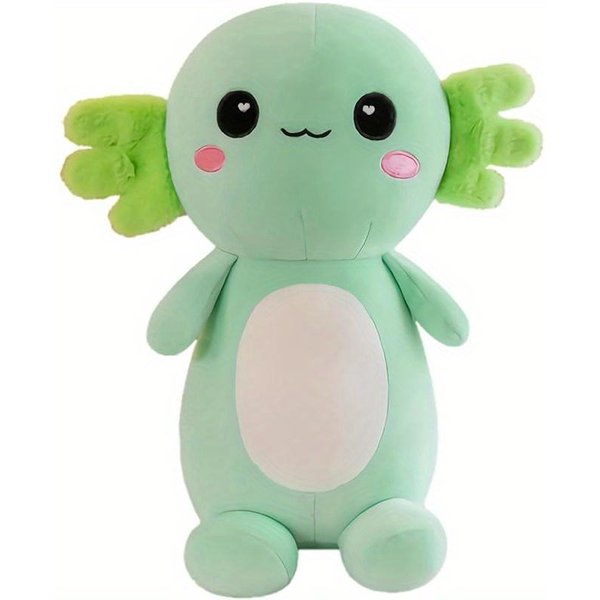1 Szt. Uroczy Aksolotl Pluszowy MięKki Kawaii Salamandra Pluszowe ZwierząTko W Kolorze RóżOwym/Niebieskim/Zielonym Do Dekoracji Domu śLub 25Cm-image