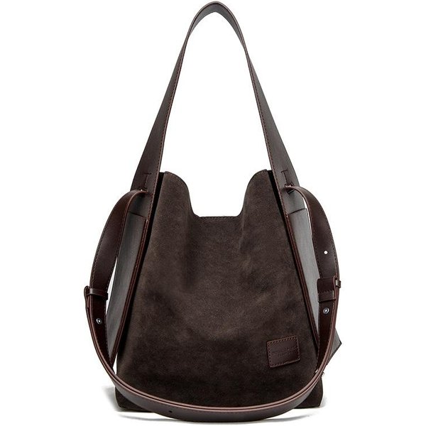 Nuevo Bolso De Cubo Para Mujer Nuevo Bolso De Hombro Para Viajeros De Alta Gama Bolso De Axila De Gran Capacidad Bandolera Gray-image