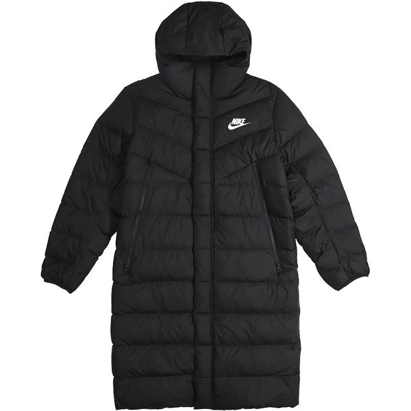 Chaqueta Larga Acolchada Con Capucha Nike Para Hombre Ropa Exterior Negro AA8854-010 XL Black-image