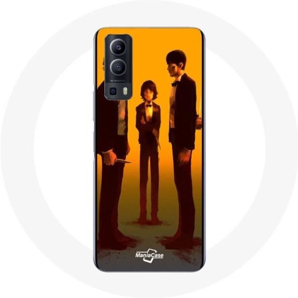 Funda Vivo Y72 Juego Del Calamar Seong Gi Hun Cho Sang Woo Y Kang Sae Byeok Episodio 9-image