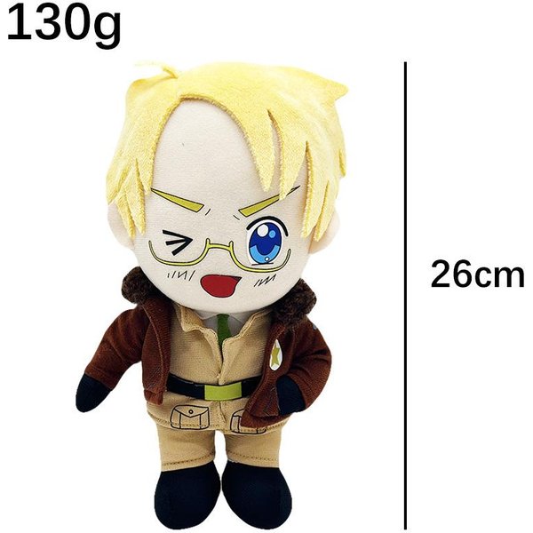 Hetalia Axis Powers Gwiazdy ŚWiata Pluszowa Zabawka Arthur Kirkland Ivan Braginsky Alfred F. Jones Pluszowa Lalka MięKkie Prezenty Dla FanóW BożE Narodzenie-image