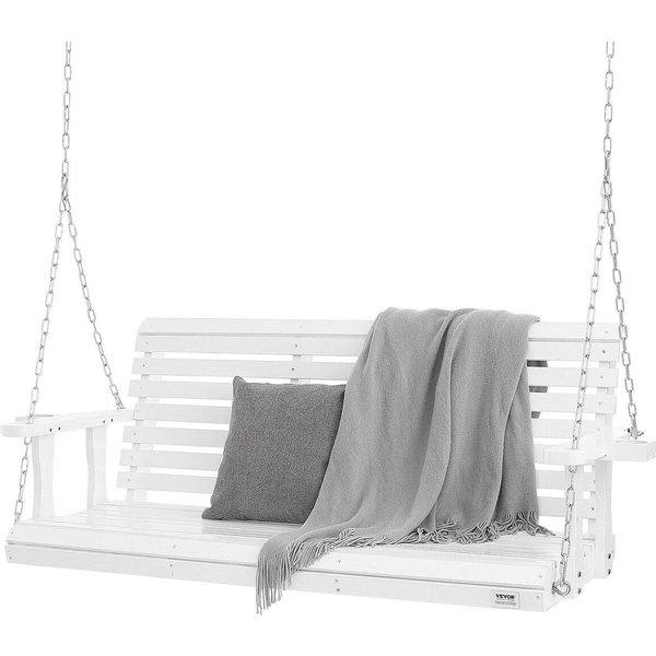 Columpio De Porche De Madera De 1,68 M, Columpio Banco Para Patio Para Patio Y JardíN, Capacidad De Carga Mejorada De 400 Kg, Banco Columpio Resistente Con Colgante-image