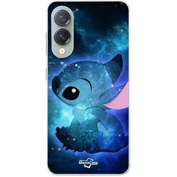 Funda De TeléFono - Maniacase - Samsung Galaxy S25 Edge - Silicona - Flexible - DiseñO Stitch Negro-image