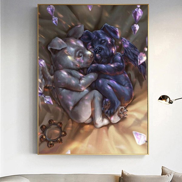Dingpu Motorc Pintura Diamante 5D Taladro Redondo Completo Bordado DIY Punto De Cruz Imagen DecoracióN Hogar 20X30CM-image