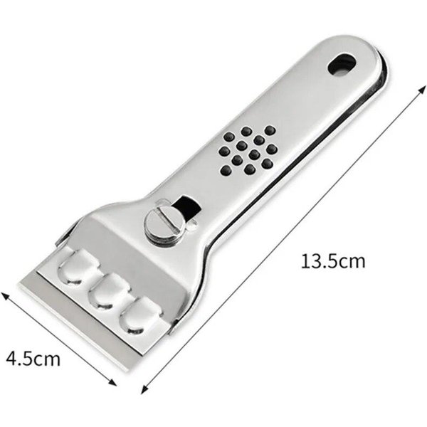 Raspador De EliminacióN De Pala De DescontaminacióN De Vidrio MultifuncióN Para Pared, Azulejo Piso, Cocina, Estufa, Herramienta De Limpieza Del Hogar 1Pcs-image