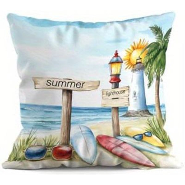 WystróJ Domu Sceny Letnie PlażOwe Dekoracyjne Poszewki Na Poduszki WzóR Poszewka Na Poduszkę Odpowiednia Do Sofy Sypialni Samochodu Poszewka Na Poduszkę 45X45Cm-image