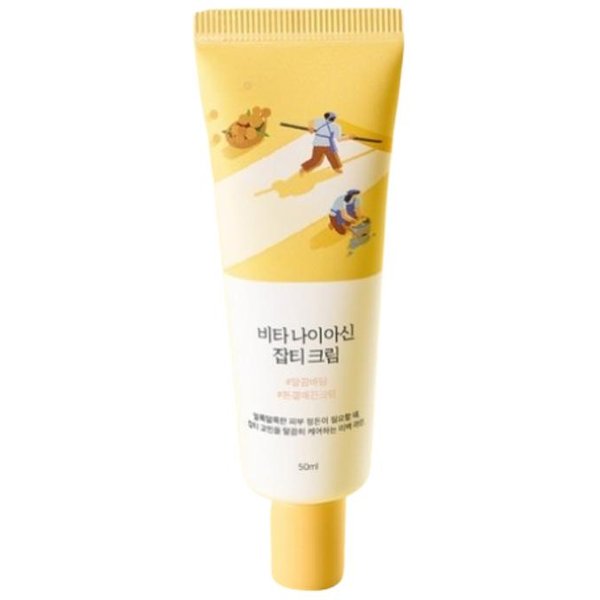 Round LAB Vita Niacin Krem Na Przebarwienia 50Ml – Krem NawilżAjąCy Z Niacynamidem 5% Do PielęGnacji Kolorytu, GłAdkiej Tekstury I Blasku 50Ml Yellow-image