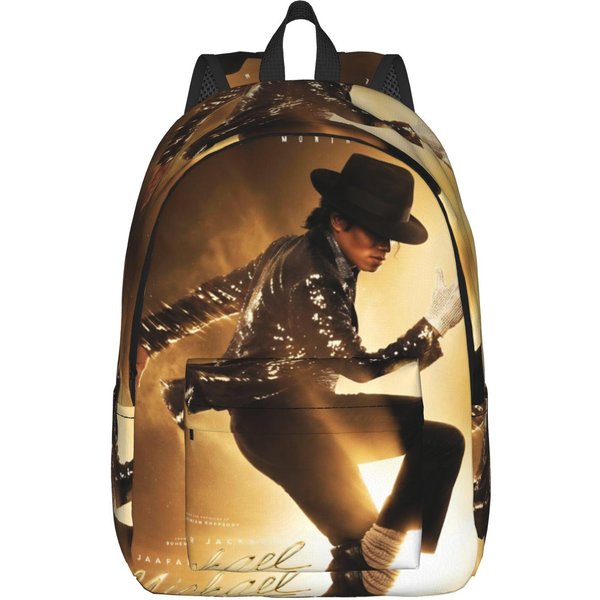 Michael Jackson Film Muzyczny 2026 Plecak Dla MężCzyzn Kobiet Fajny Studencki Biznesowy Plecak Na Dzień Torba Na Ramię Na Laptop Outdoor 14 Inches Black-image