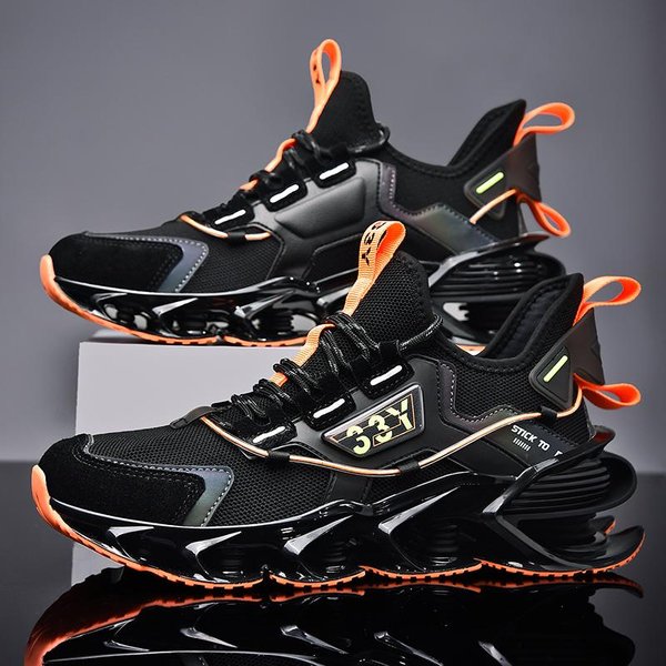 Zapatos Para Hombre, Zapatillas Deportivas, Tenis Masculinos, Zapatos De Lujo, Zapatillas Casuales Para Hombre, Zapatillas De Deporte Transpirables De Moda, Zapatillas Para Correr Para Hombre 46 Black-image