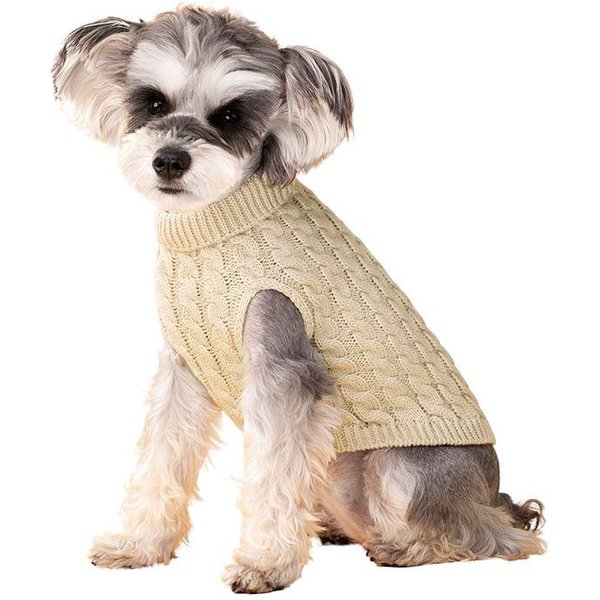 SuéTer CáLido Para Perros PequeñOs, Medianos Y Gatos, Ropa Suave Y Acogedora Para Cachorros, Cuello Alto, Abrigo Para Schnauzer, Chihuahuas Y Yorkshire, Disfraz Para Mascotas XS-image