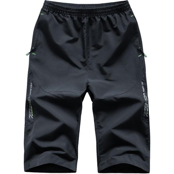 Letnie Sportowe SkróCone Spodnie SzybkoschnąCe DużE Rozmiary MęSkie Spodnie Casualowe 3/4 Cienkie MęSkie Spodenki Treningowe Modne LuźNe M-image