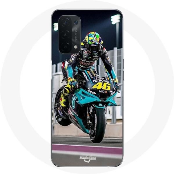 Coque Pour Oppo A74 5G Valentino Rossi Pilote De Vitesse Motogp - Maniacase-image