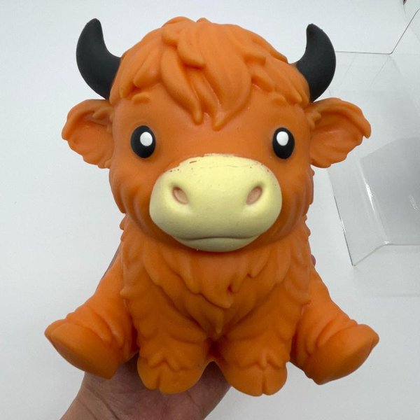Jumbo BydłO Szkockie PiłEczki Antystresowe Squishies Zabawka Fidget PiłEczka Do ŚCiskania Zabawka Fidget Dla DorosłYch Powoli PodnosząCa Się OdprężAjąCa PiłEczka Do ŚCiskania Beige-image
