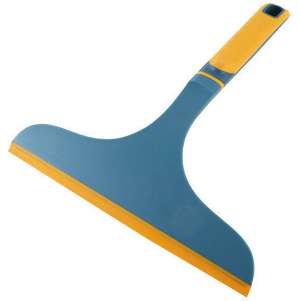Limpiacristales Para Ventana Puerta De Ducha Coche Flexible Suave PP TPR Herramienta De Limpieza Con Mango Curvado Oscuro Bosque Verde-image