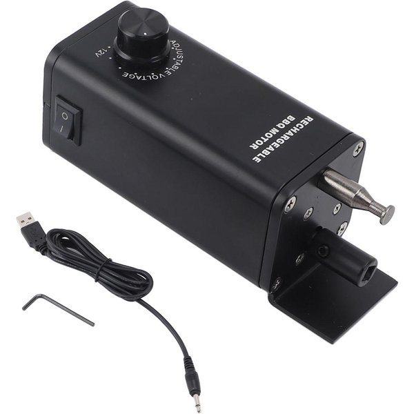 Silnik RożNa Stop Aluminium 10W 3 Do 12V Regulowany Akumulatorowy Elektryczny Silnik Grilla DC-image
