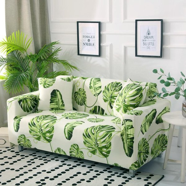 Funda De Sofá EláStica GeoméTrica Para Sala De Estar, Funda De Sofá Seccional Moderna, Protector De Silla 2Seater-image