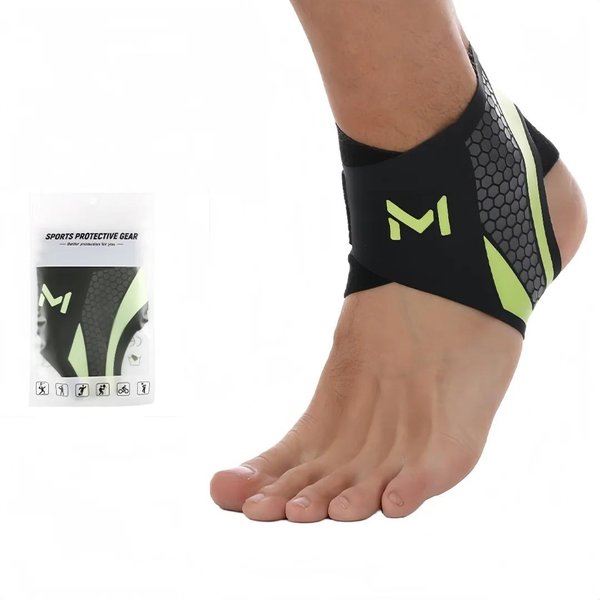 1 Pieza Tobillera EláStica Deportiva Protectora Para ArticulacióN Del Tobillo Transpirable CompresióN Tobillera Ejercicio Baloncesto PrevencióN-image