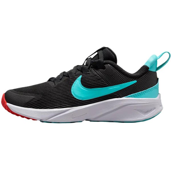 Zapatillas Nike Star Runner 4 PS Negro Cactus Polvoriento Para NiñOs Carmesí Brillante Blanco DX7614-009 35 Black-image